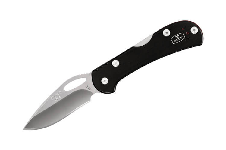 Couteau pliant BUCK MINI SPITFIRE 0726 manche alu 9,7cm
