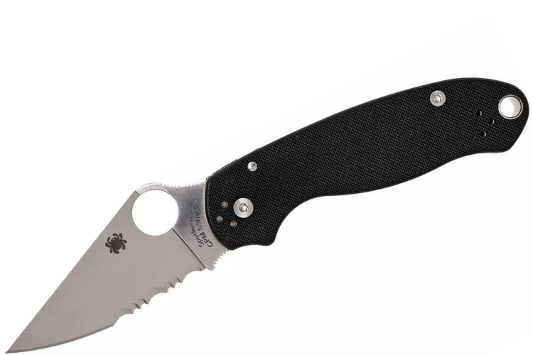 Couteau pliant Spyderco Para 3 C223GPS manche en G10 noir 10,9cm