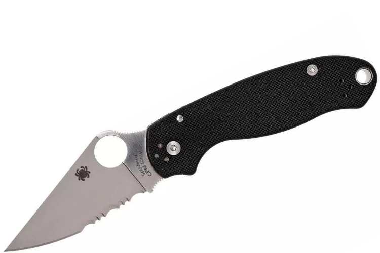 Couteau pliant Spyderco Para 3 C223GPS manche en G10 noir 10,9cm