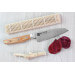 Couteau santoku japonais Shimomura Un-Ryu 16cm damas 33 couches