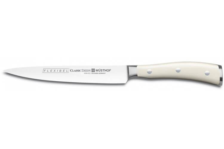 Couteau filet de sole Classic Ikon Ivoire de Wüsthof - lame flexible 16 cm