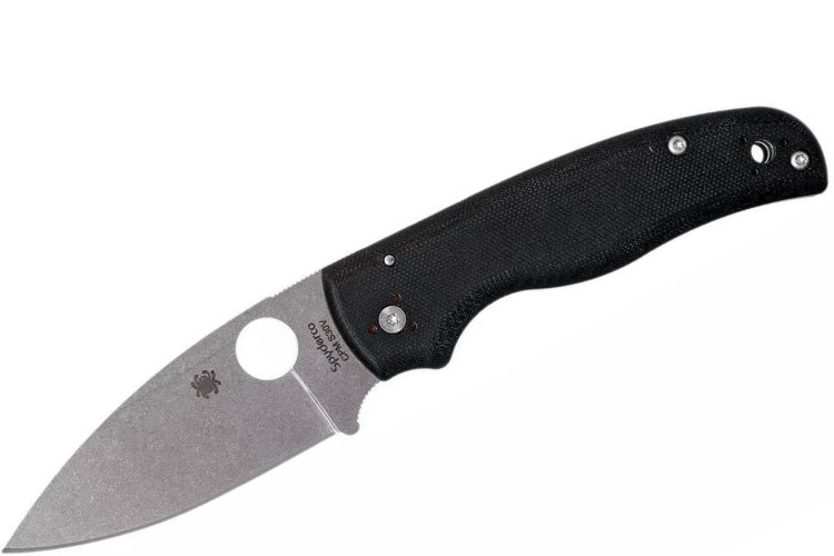 Couteau pliant Spyderco Shaman C229GP manche en G10 noir 11,9cm