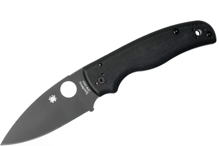 Couteau pliant Spyderco Shaman C229GPBK manche en G10 noir 11,9cm