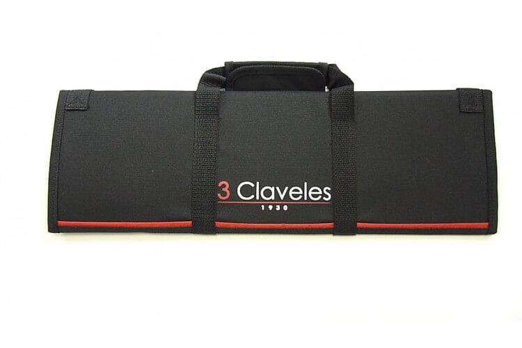 Malette pour 10 couteaux + poches accessoires 3 Claveles