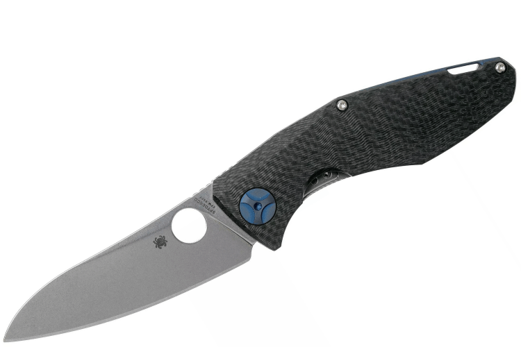 Couteau pliant Spyderco Drunken C235CFTIP manche en fibre de carbone/titane 11,7cm