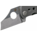Couteau pliant Spyderco McBee C236TIP manche en titane gris argenté 5,7cm