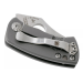 Couteau pliant Spyderco McBee C236TIP manche en titane gris argenté 5,7cm