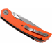 Couteau pliant Spyderco Subvert C239GPOR manche en G10/Titanium orange 13,1cm