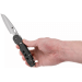 Couteau pliant Spyderco Smock C240CFP manche en fibre de carbone/G10 noir 11,5cm