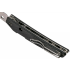 Couteau pliant Spyderco Ikuchi C242CFP manche en fibre de carbone/G10 noir 11cm