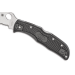 Couteau pliant Spyderco Endela à dents C243SBK manche en nylon/fibre de verre noir 11,9cm 
