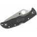 Couteau pliant Spyderco Endela à dents C243SBK manche en nylon/fibre de verre noir 11,9cm 