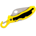 Couteau pliant Spyderco Snap-IT C26SYL manche en nylon/fibre de verre noir et jaune 12,9cm
