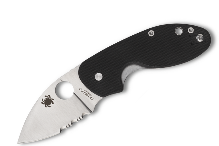 Couteau pliant Spyderco Insistent Sem C246GPS manche en G10 noir 9,4cm
