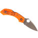 Couteau pliant Spyderco DragonFly 2 C28POR2 manche en nylon/fibre de verre orange 8,5cm