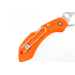 Couteau pliant Spyderco DragonFly 2 C28POR2 manche en nylon/fibre de verre orange 8,5cm
