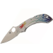 Couteau pliant Spyderco DragonFly 2 Tattoo C28PT manche en acier inox 8,1cm