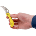 Couteau pliant Spyderco Dragonfly 2 Salt Hawkbill C28SYL2HB manche en nylon/fibre de verre jaune 8,5cm