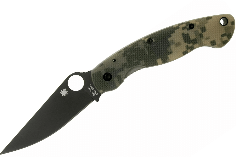Couteau pliant Spyderco Military C36GPCMOBK manche en G10 camouflé 14cm