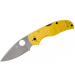 Couteau pliant Spyderco Native 5 C41PYL5 manche en nylon/fibre de verre jaune 10,2cm