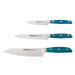 Coffret 3 couteaux de cuisine Arcos Brooklyn : Office + Universel + Santoku
