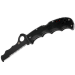 Couteau pliant Spyderco Assist C79PSBBK lame noire dentée manche en nylon/fibre de verre noir 12,2cm