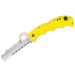 Couteau pliant Spyderco Assist C79PSYL semi-denté manche en nylon/fibre de verre jaune 12,2cm