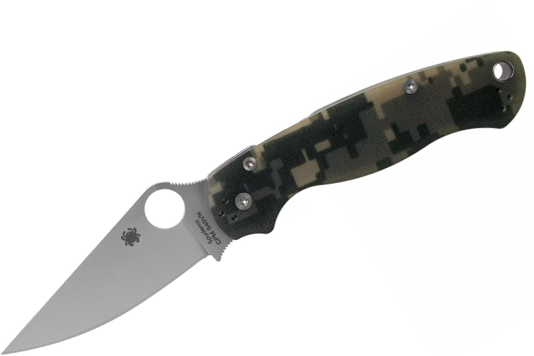 Couteau pliant Spyderco Paramilitary 2 Camo C81GPCMO2 manche G10 12,2cm