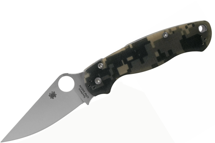 Couteau pliant Spyderco Paramilitary 2 Camo C81GPCMO2 manche G10 12,2cm