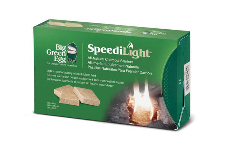 Boite de 24 allume-feux naturels pour barbecues Big Green Egg
