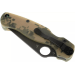 Couteau pliant Spyderco Paramilitary 2 Camo C81GPCMOBK2 lame noire manche en G10 12,2cm