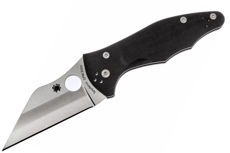 Couteua pliant Spyderco Yojimbo 2 C85GP2 Wharncliffe manche G10 noir 11,4cm