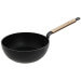 Sauteuse bombée antiadhésive De Buyer Choc B Bois en aluminium forgé et manche en hêtre