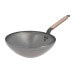 Wok à queue De Buyer Mineral B Bois en fer base 8cm manche en hêtre