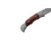 Couteau pliant Herbertz 201408 lame damassée manche bois de ronce 8cm