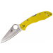 Couteau pliant Spyderco Salt 2 C88PYL2 manche en nylon/fibre de verre jaune 10,8cm