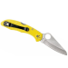 Couteau pliant Spyderco Salt 2 C88PYL2 manche en nylon/fibre de verre jaune 10,8cm