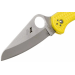 Couteau pliant Spyderco Salt 2 C88PYL2 manche en nylon/fibre de verre jaune 10,8cm
