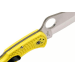 Couteau pliant Spyderco Salt 2 C88PYL2 manche en nylon/fibre de verre jaune 10,8cm