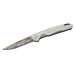 Couteau pliant Herbertz 300008 lame damassée manche inox 8cm