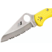 Couteau pliant Spyderco Salt 2 C88SYL2 à lame dentée manche en nylon/fibre de verre 10,8cm