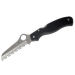 Couteau pliant Spyderco Atlantic Salt C89SBK manche en nylon/fibre de verre noir 11,7cm