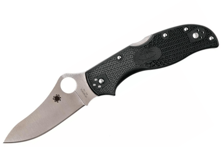 Couteau pliant Spyderco Strech 2 C90PBK2 manche en nylon/fibre de verre noir 12cm
