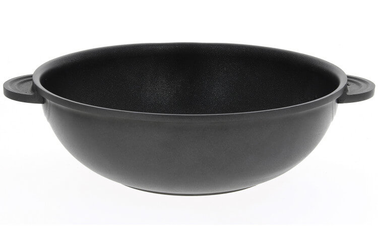 Wok en fonte d'aluminium De Buyer Choc Extreme ø32cm à 2 anses