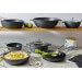 Wok en fonte d'aluminium De Buyer Choc Extreme ø32cm à 2 anses