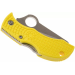 Couteau pliant Spyderco Manbug MYLS manche en nylon/fibres de verre jaune 6,4cm