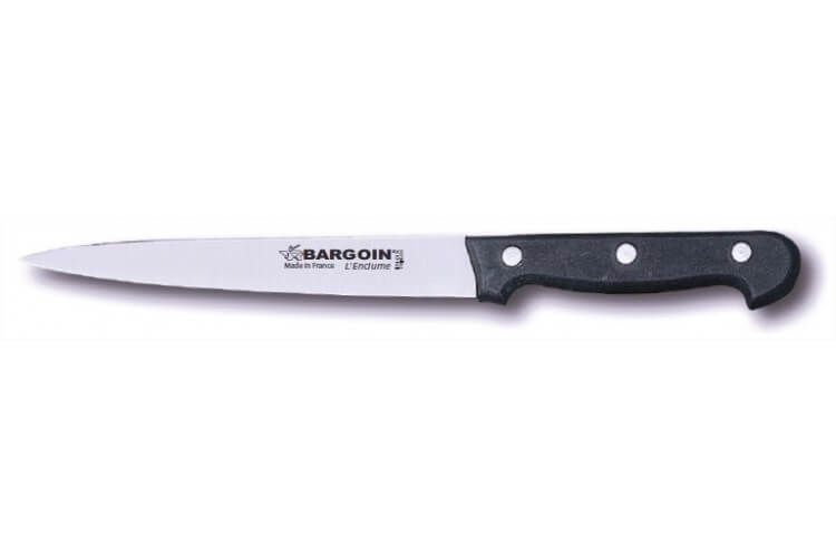 Couteau filet de sole BARGOIN 20cm manche 3 rivets