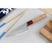 Couteau ko-bocho japonais artisanal Kajiwara Suminagashi 33 couches 12cm