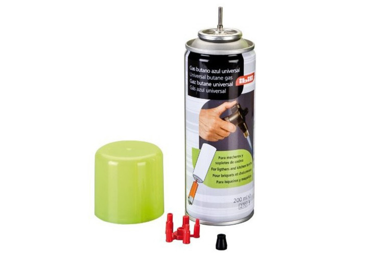 Cartouche de gaz pour chalumeau et briquets - Recharge de 200ml