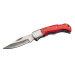 Couteau pliant Herbertz 593808 manche pakkawood rouge et rivets laiton 8cm